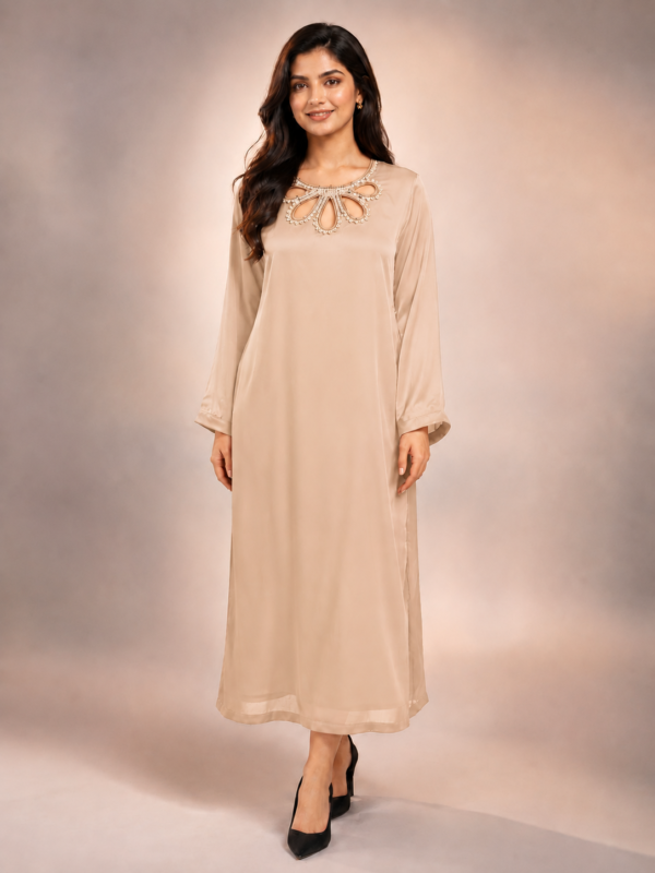 Skin silk suit 2 piece Embalished gala