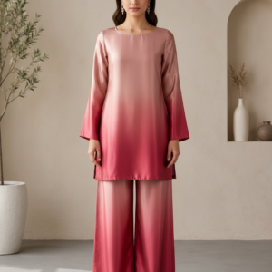 Aurora Shine 2-Piece Silk Suit